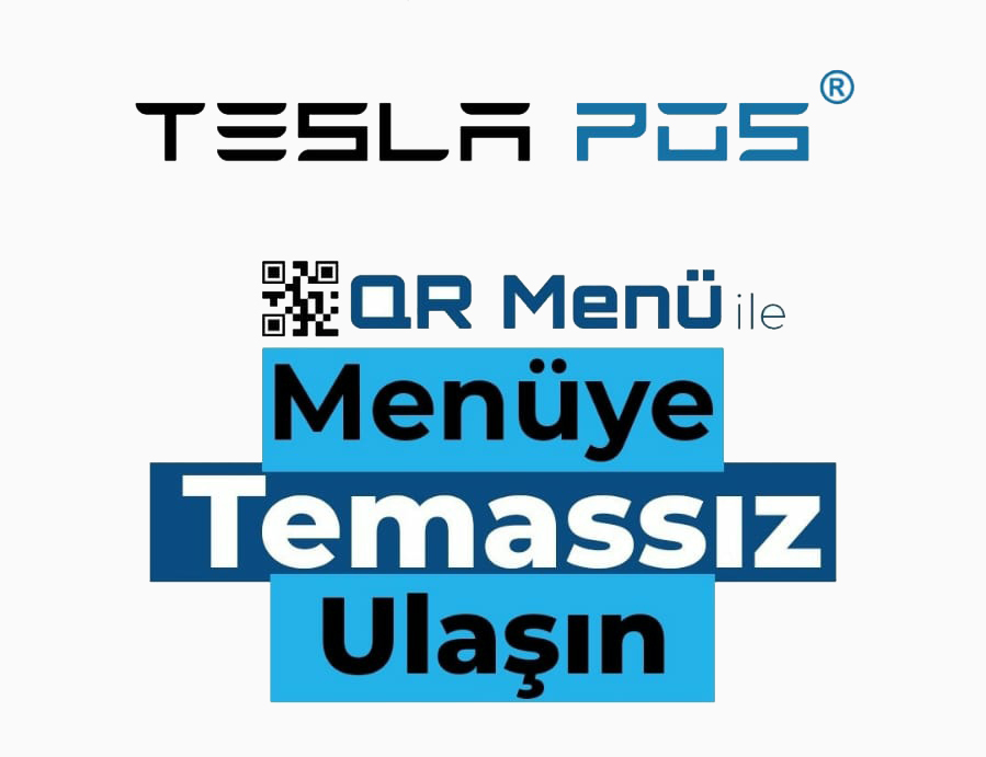 teslapos QR Menü Programı, Restoran Karekod Menü, Temassız Menü Sistemi, Satışları artırır